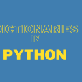 Dictionaries in Python