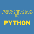 Functions in Python