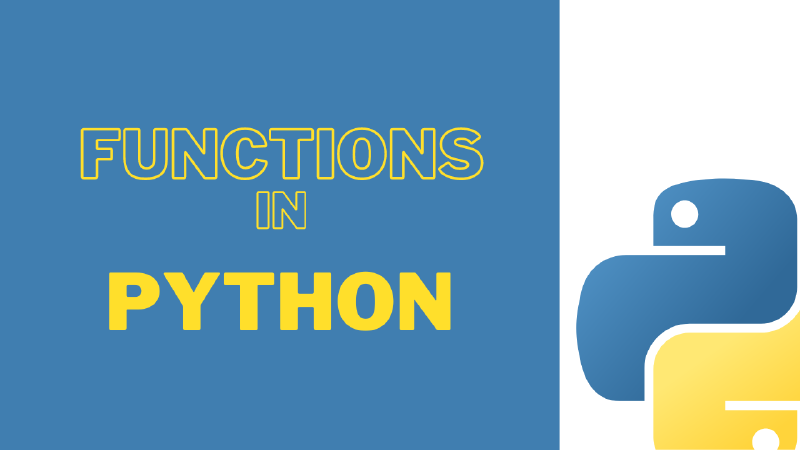 Featured image of post Functions in Python